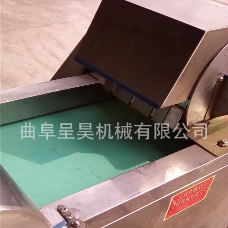 直销全自动切菜机耐用合金钢刀切片尺寸可调呈昊销售