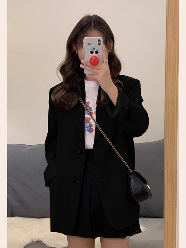 西装外套女2025新款秋款今年流行气质休闲小个子高级感炸街小西服|undefined