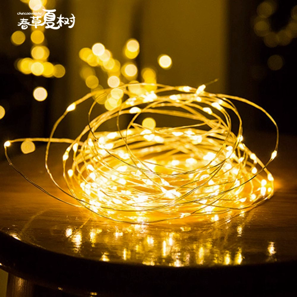 Светодиодная раскладка ночного рынка украшение киоска маленькие цветные огни мигающие огни струнные огни звездного неба день рождения Звездные огни Кемпинг