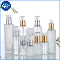 Оптовая Прозрачный матовое стекло 20-120 мл Лосьон бутылка спрей бутылка 30ml50ml100ml воды эмульсии Сплит бутылка