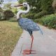 Garden Metal Ornaments Scenic Area Layout Artificial Crane Sculpture Screen Printing New Chinese Style Outdoor Landscape Decoration Crafts
