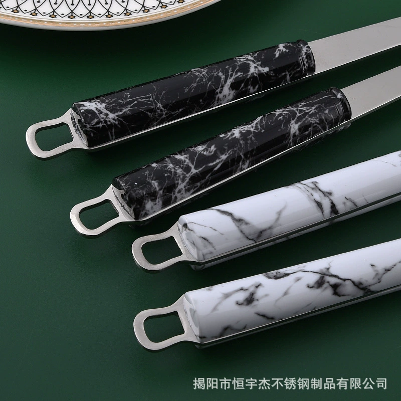Marble shovel stainless steel, kitchenware, set, increased thickness