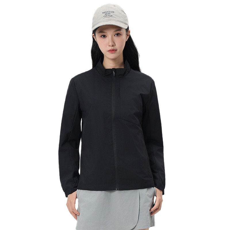 秋冬季冲锋夹克工作服定制印logo抗静电企业立领薄款风衣外套工装|undefined