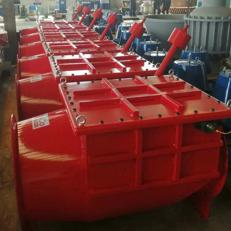 粉尘管道单向隔爆阀 法兰安装机械式阻爆装置 驱尘仕除尘隔离爆炸