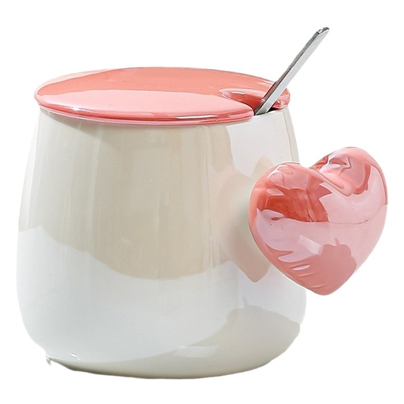 Taza de Cerámica con Pajita, Estilo Gato Negro, Linda y Suave, con Tapa, Para Oficina, Hogar y Parejas