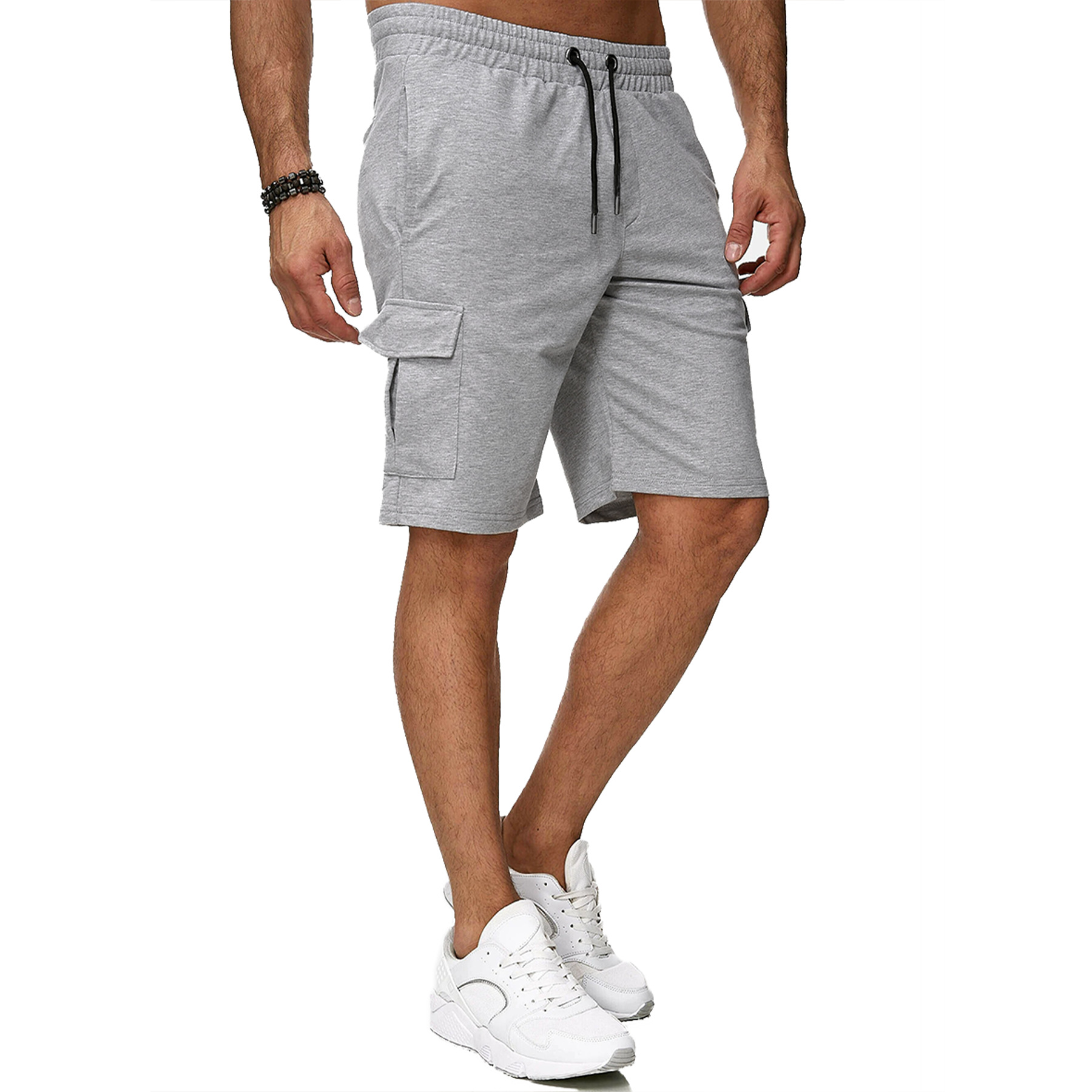 Men's Solid Color Sports Loose Men's Bottoms display picture 22