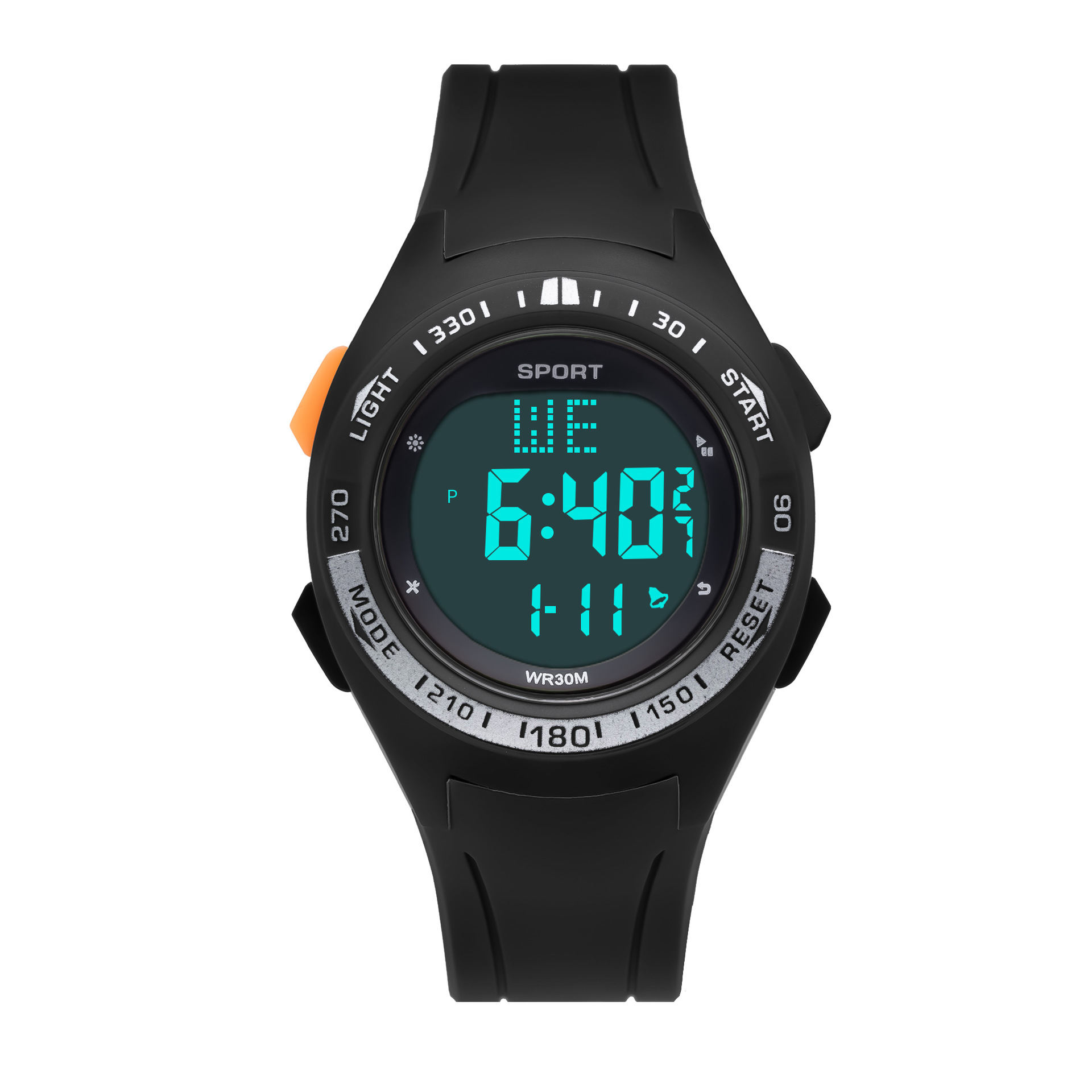 Reloj electrónico simple de los deportes al aire libre para los estudiantes de la escuela secundaria hombres luminosos multifuncionales de moda y mujeres reloj electrónico de moda