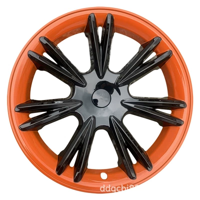 Suitable for Tesla ModelY wheel Hub cover - 19inch-movement-orange-4-pcs