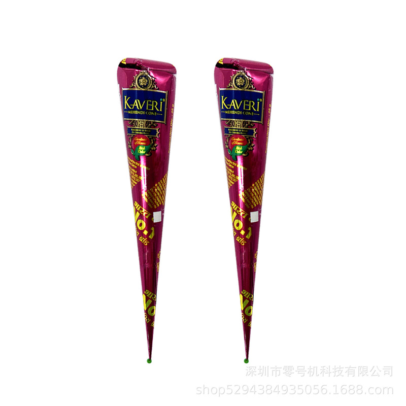 kaveri纯植物海娜膏棕色防水持久印度手绘膏临时纹身艺术绘画彩绘|undefined