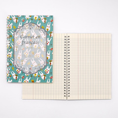 法文法語本16k外語單詞練習本法語作業本批發線圈筆記本可印logo