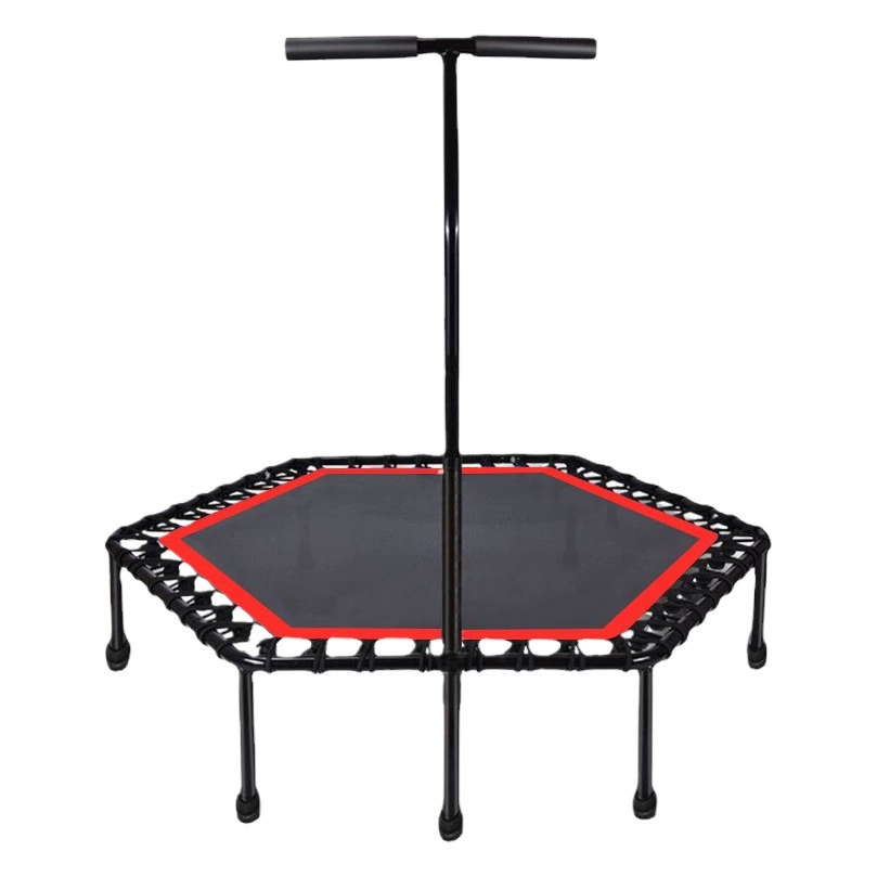 45inch Трамплин с шестиугольными поручнями, комбинированный домашний батут для взрослых, оптовая продажа от трансграничного производителя батутов
