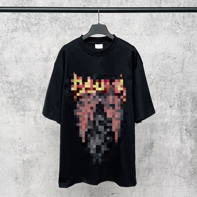 Cross-border bestseller: High-quality B-brand 26SS church direct-print loose-fit versatile short-sleeve T-shirt for men Cross-border bestseller: High-quality B-brand 26SS church direct-print loose-fit versatile short-sleeve T-shirt for men