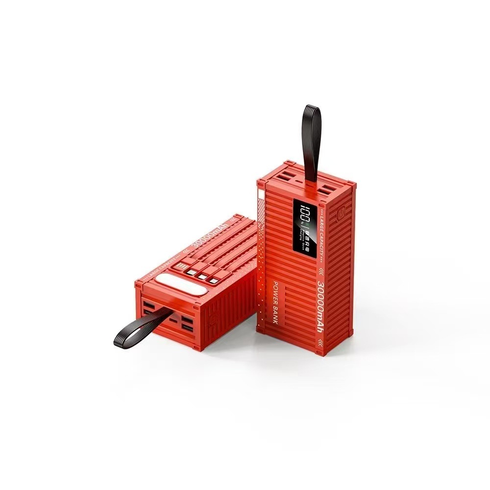 Fabricantes de suministro de viento industrial con cuatro líneas de pantalla digital inteligente al aire libre tesoro de carga portátil 22.5w de carga rápida bidireccional