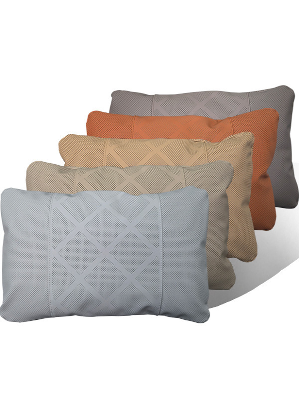Wenjie M9M7M8 Car Lumbar Support Cushion Nappa Leather Waist Pillow Car Interior Modification Breathable Lumbar Pillow Wholesale in Stock