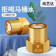 通用单向止回阀洗手间马桶水管防反水逆止阀全铜加厚4分止逆阀批