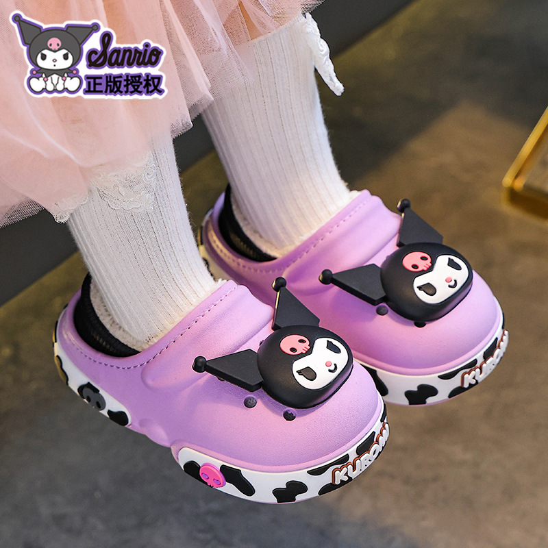 2025 nuevo Sanliou invierno bolsas de niños zapatos de tacones de algodón para niños y niñas calentamiento de lana Kullomi zapatillas de algodón bebé