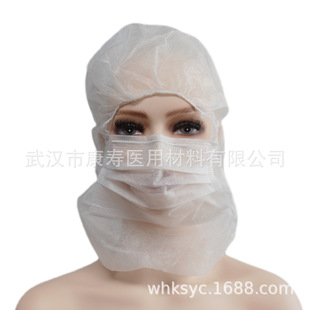 Factory professional wholesale non-woven pirate hat disposable space cap head cover can be added with mask style