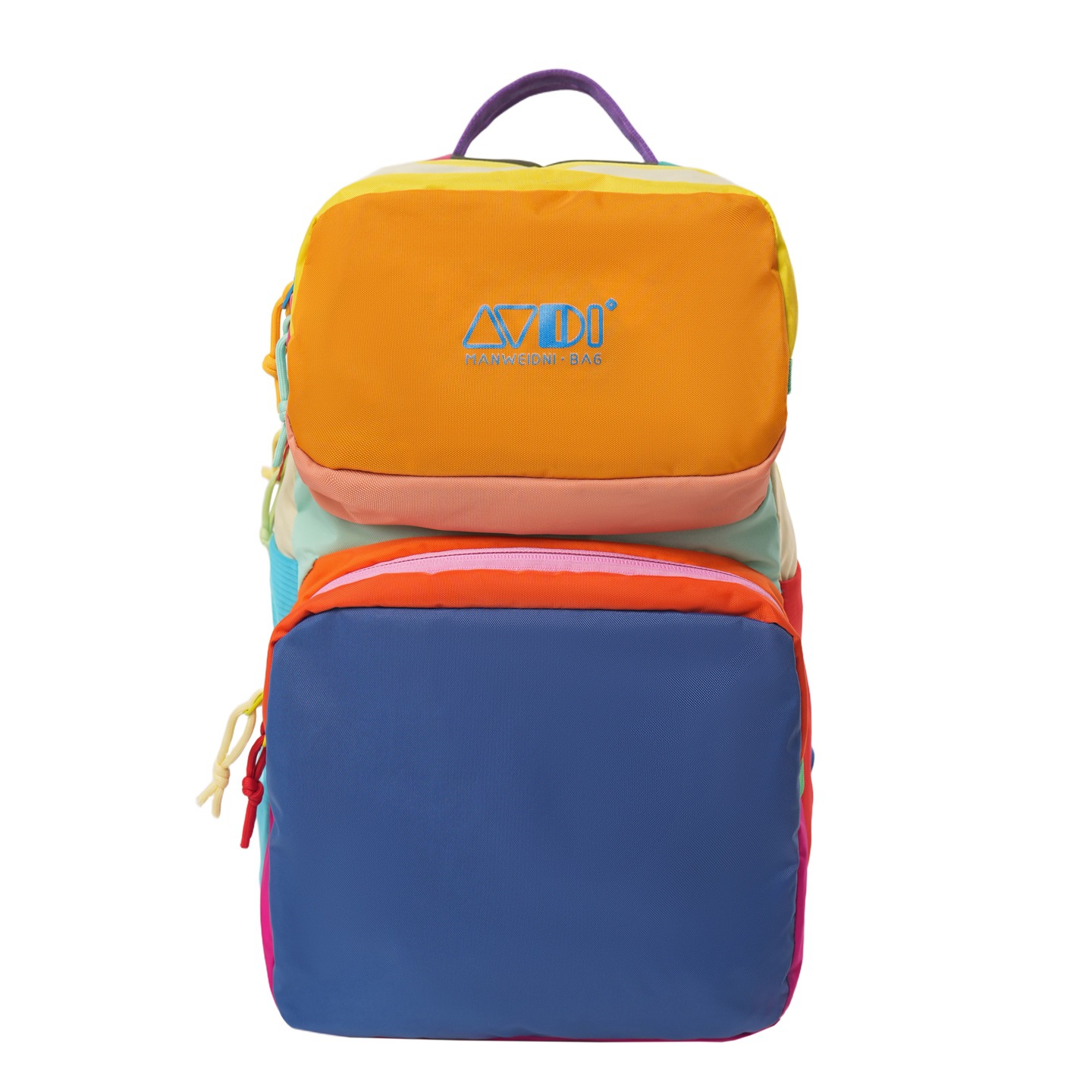 Otoño deportivo al aire libre montaña dopamina de gran capacidad mochila con cremallera intercalada multibolsillo 2025 nuevo