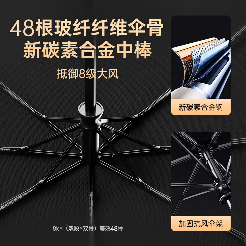 32骨傘自動傘折り畳み日傘強化晴雨両用紫外線防止傘日傘日傘|undefined