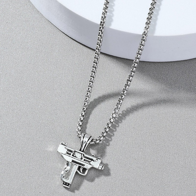 Ak47 Gun Pendant Necklace Fashion Jewelry For Men And Women_voghion.com