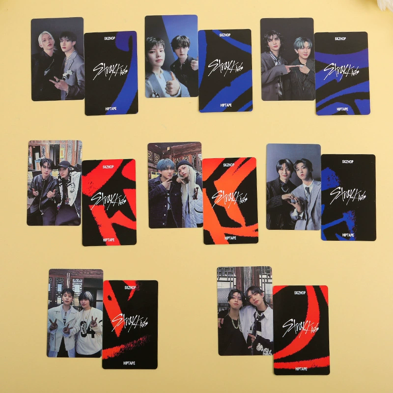 Коллекционная карточка (STRAY KIDS) Спецвыпуск HOP, 5,4×8,6 см, варианты участников и дизайнов