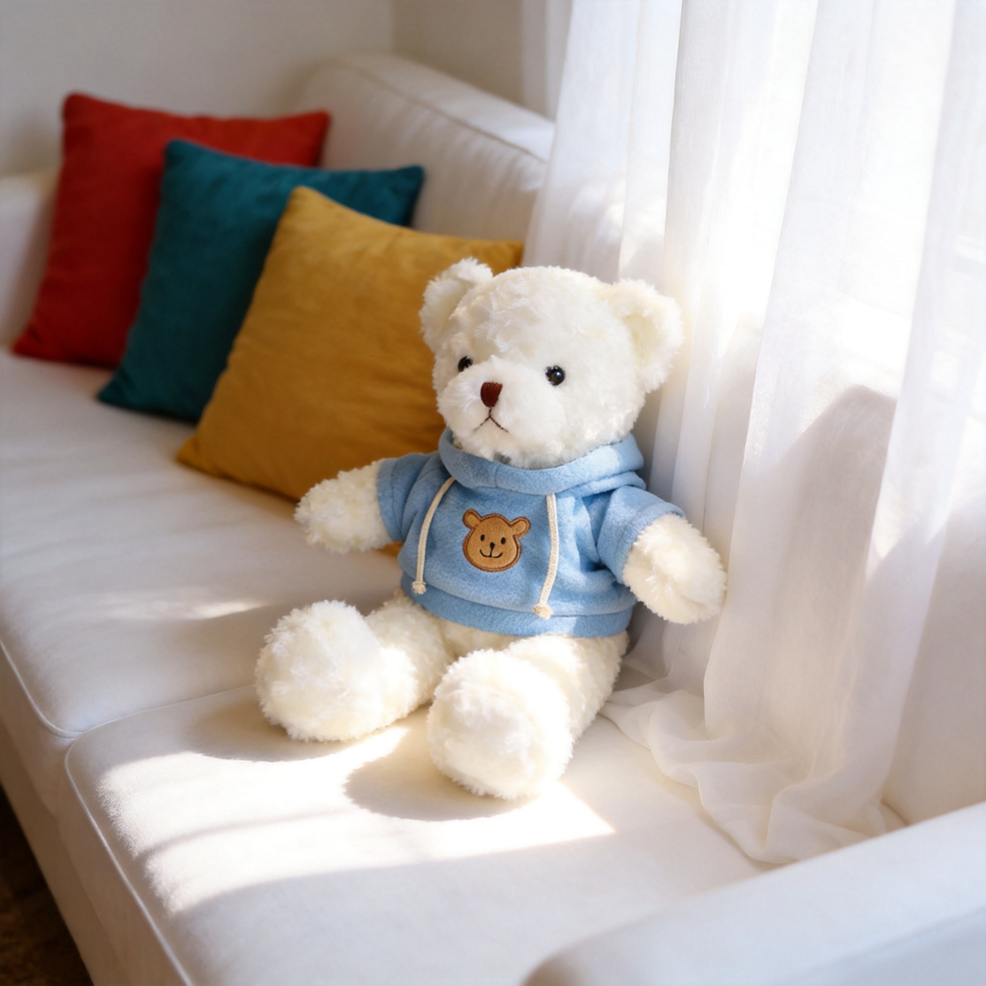 Muñecas de peluche al por mayor emoción acompañante vestido juguetes de peluche regalo de cumpleaños abrazar osos muñecas