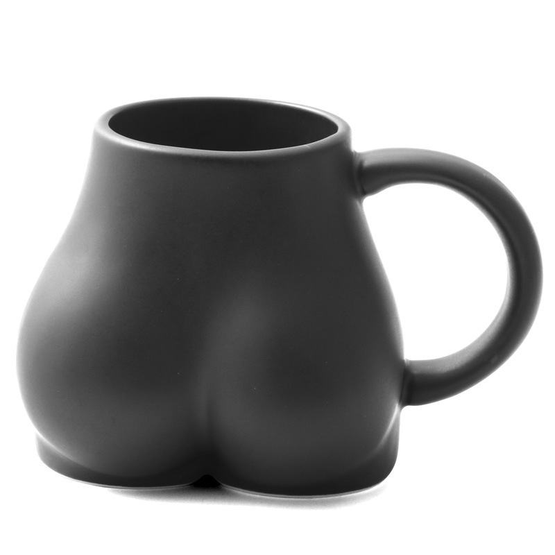 Insお尻カップ創意豊尻カップ純色陶磁器マグカップコーヒーカップ|undefined