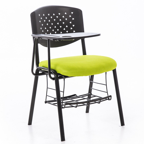 Training chairs with desks, writing boards, office meeting stools, student classroom minimalist office chairs with backrests