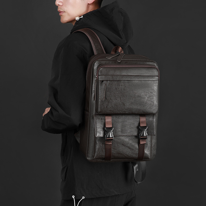 Men's Business Backpack With Laptop Compartment For Travel_voghion.com