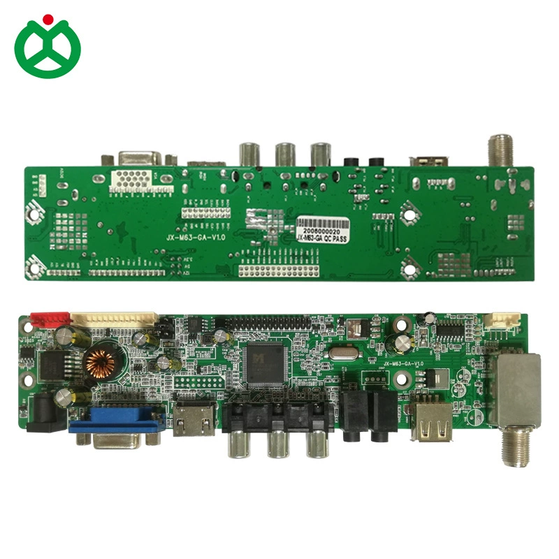 Цифровой телевизионный плат DVB-T2 формат HDMI+VGA+USB+AV HD LCD LVDS TV плата M3663