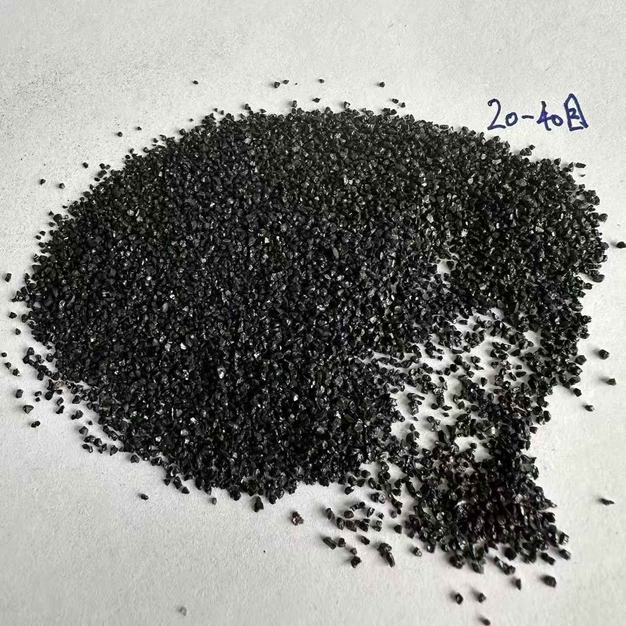 京琪厂家生产直销金刚砂；耐磨地坪材料金刚砂；喷砂除锈金刚砂；