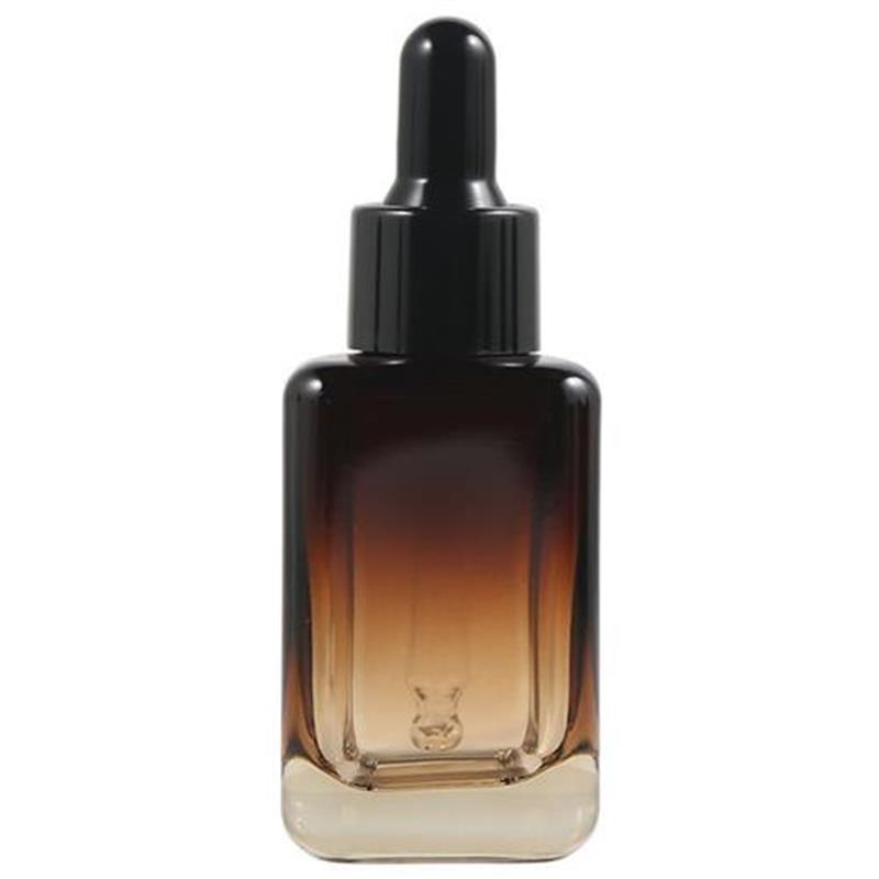 眼霜精华乳液分装玻璃空瓶滴管面霜小棕瓶厚底避光15 30 50 100m