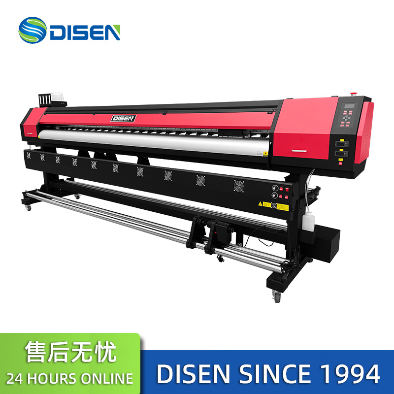 3.2米户外户内写真机厂家 广告喷绘机 车贴灯布弱溶剂喷绘打印机