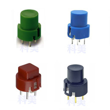 ��Led���ᴥ��λ���� �ڰ׻����̻�ɫ��ʽ4P��Բ�δ��ư�������