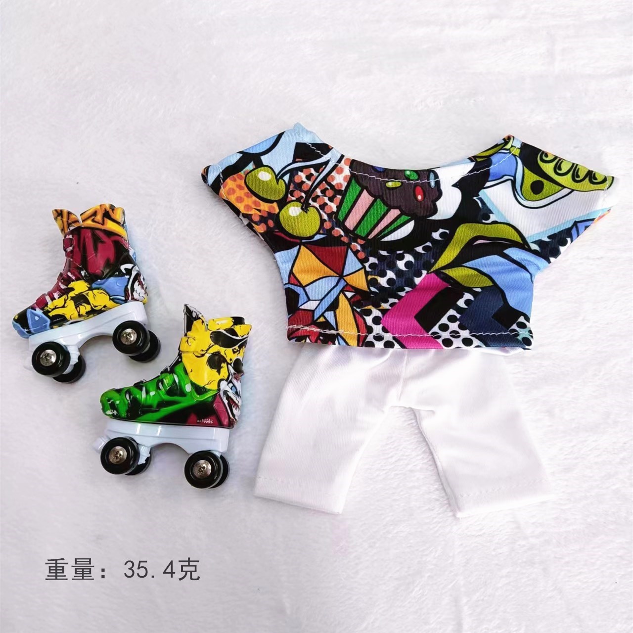 Finger shoes alloy Finger skates painted duck suit desktop fingertip skis cross-border supply