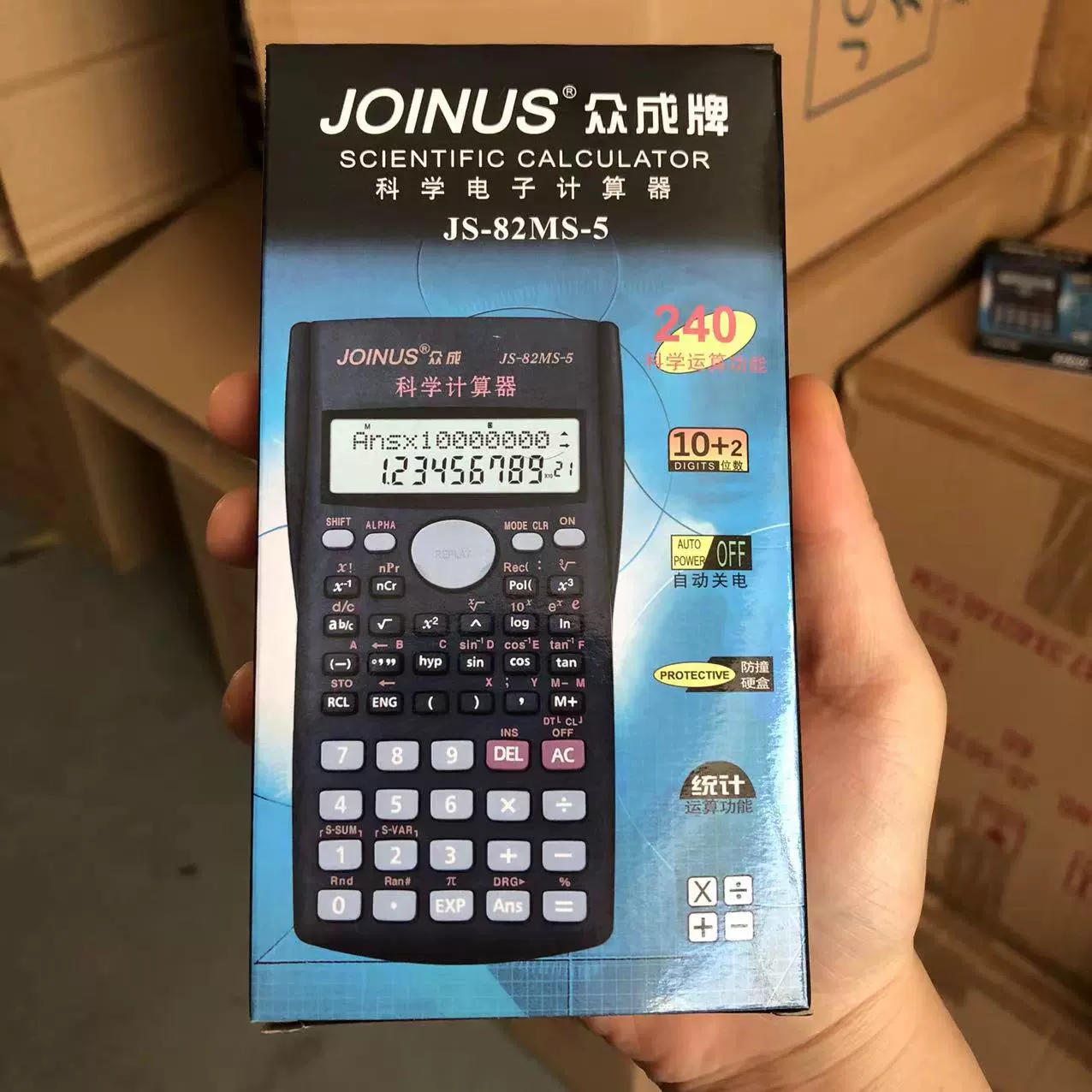 Joinus Zhongcheng 82MS-A научно-функциональный калькулятор студентский тестовый компьютер оптоваяTriangle функция счет