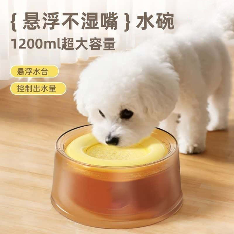 Cross-Border Amazon Pet Water Dispenser 1200ml, Suspended Design, Non-Wetting Mouth, Splash-Proof, Anti-Spill, Factory Direct Shipping