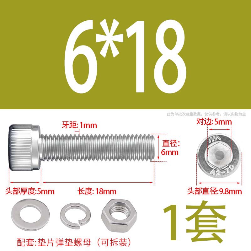 304 acero inoxidable hexagonal socket tuerca junta conjunto alargado cilindro cabeza taza perno tornillo