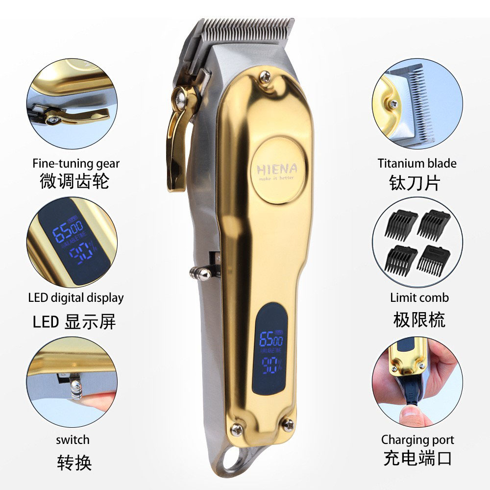 Cortapelos eléctricos especiales para peluquería, cabezal de aceite universal de alta potencia, cortapelos eléctricos, afeitadora calvo doméstica, cortapelos eléctricos