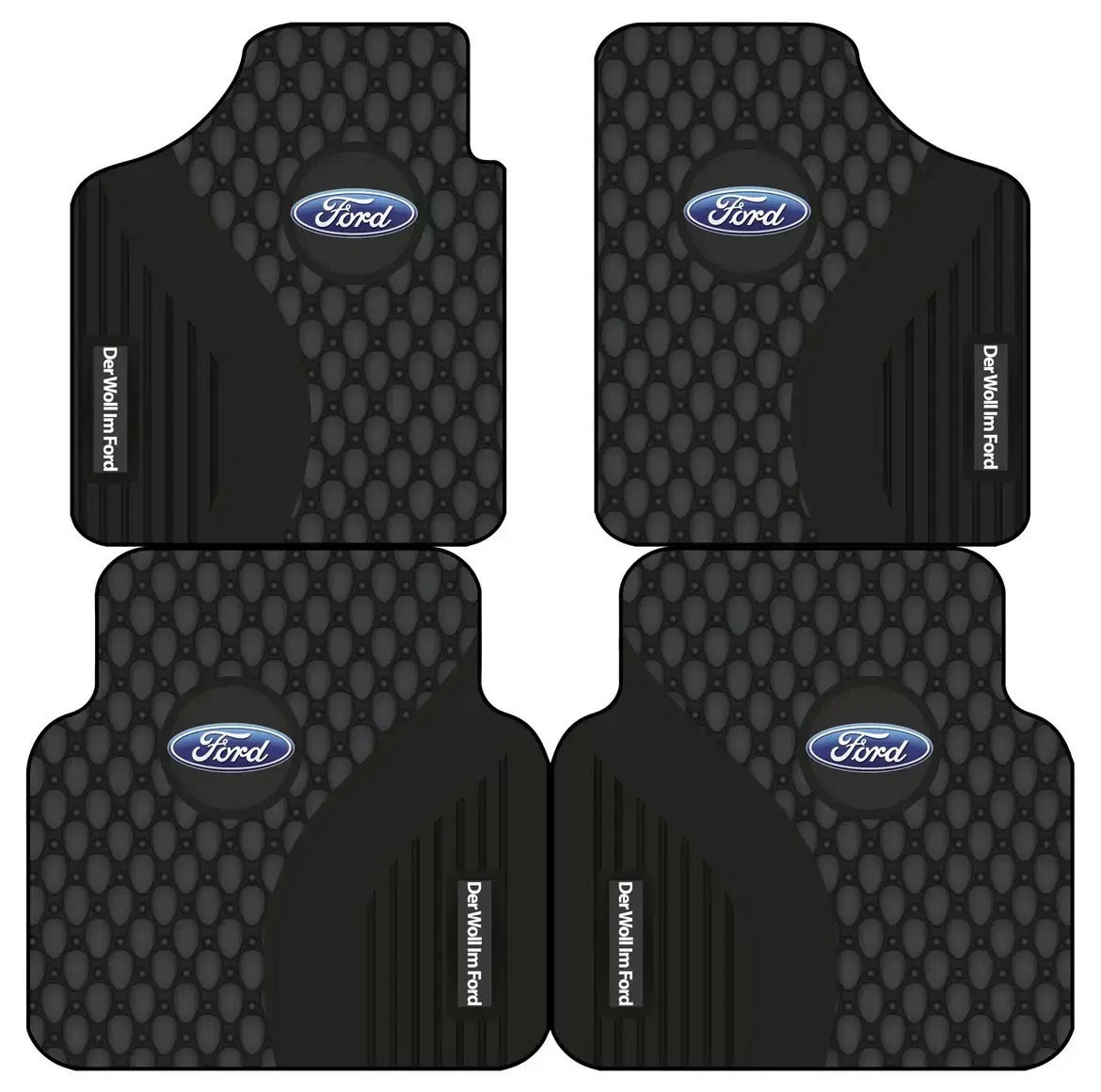 Car logo car floor mats, stylish universal style foot mats with diatom mud surface, suitable for all seasons, non-slip and washable