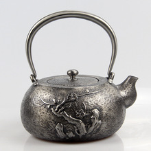 日本砂铁壶 铸铁壶烧水泡茶养生茶壶茶具 纯手工无涂层老铁壶礼品