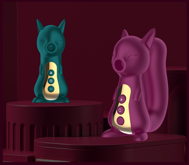 Kerina Fox Cute Pet Suck Massager Wearable Egg with 10 Vibration and Suction Modes — detail image 26