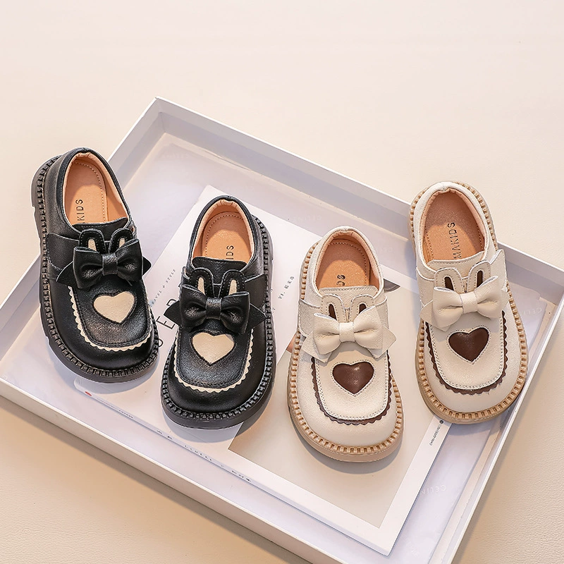 2023 новая весенне-Осенняя обувь для девочек Детская кожаная обувь принцессы Детская весенняя обувь для девочек любви