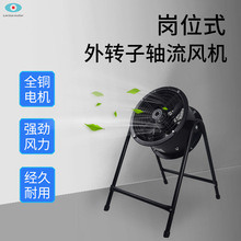 定制工业强力外转子通风机负压轴流风机大功率强力岗位式换气机