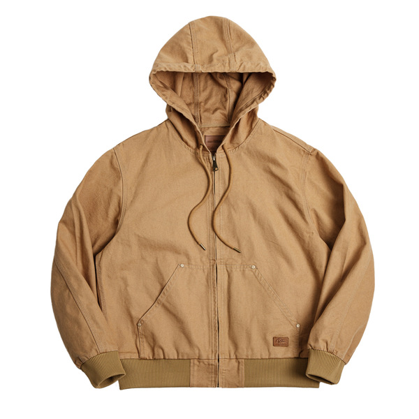 Retro short jacket with hood