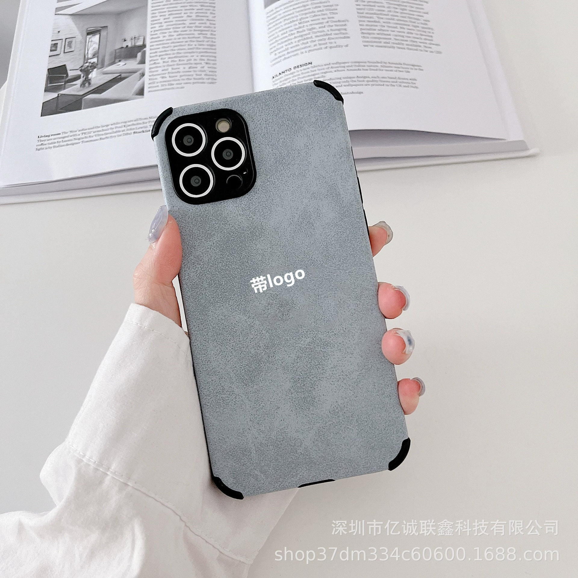 Apple, совместимый чехол из овчины для iPhone 15, чехол, подушка безопасности, iPhone 15 Pro Max, защита от падения
