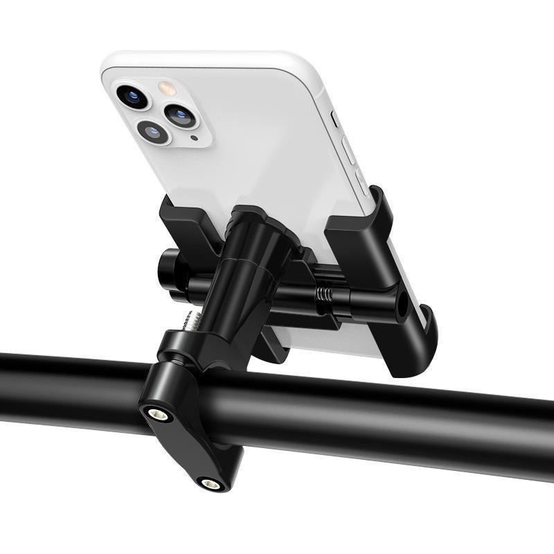 Soporte de teléfono móvil de bicicleta de aleación de aluminio, navegación de motocicleta, carretera de montaña, vehículo eléctrico para llevar, soporte de teléfono móvil