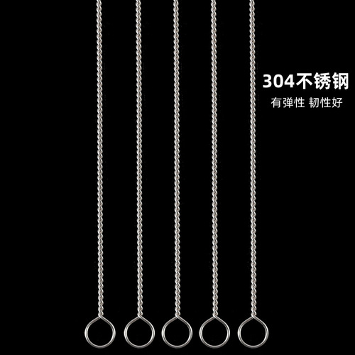 304 Stainless Steel Milk Bottle Straw Brush, Multi-Model Nylon Test Tube Brush Spiral Cup Brush, Bulk and Affordable