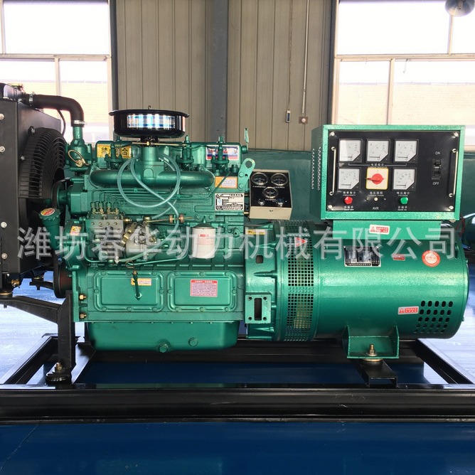 里卡多50KW养鱼用柴油发电机组 潍坊发电机出口 潍柴发电机组价格