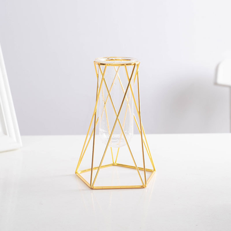 Traje florero geométrico pentagrama tamaño pequeño